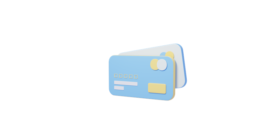 Carte de crédit  3D Icon