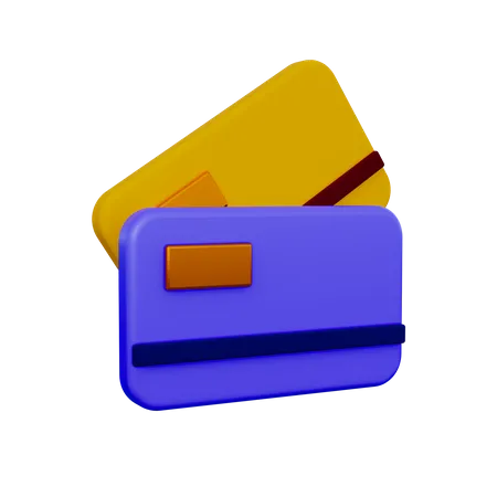 Carte de crédit  3D Icon