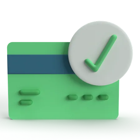 Carte de crédit  3D Icon