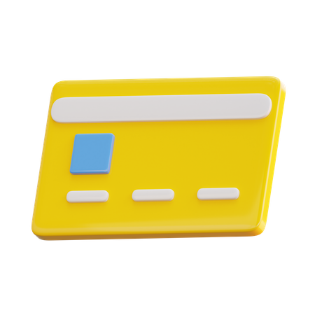 Carte de crédit  3D Icon