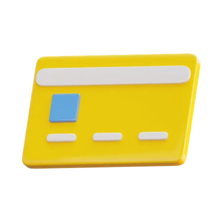 Carte de crédit  3D Icon