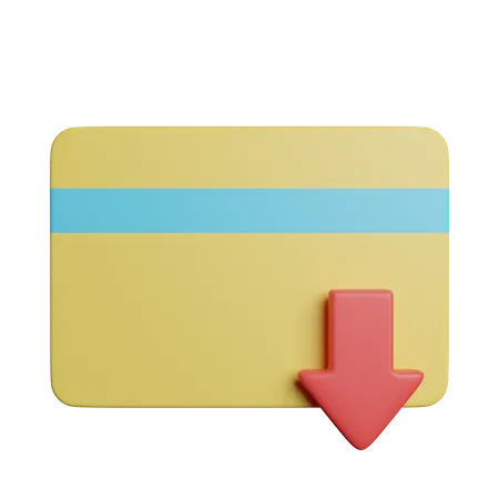 Carte de crédit  3D Icon