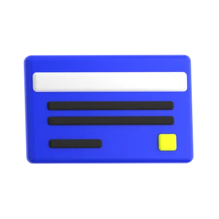 Carte de crédit  3D Icon