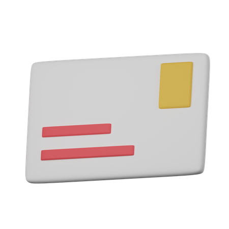 Carte de crédit  3D Icon