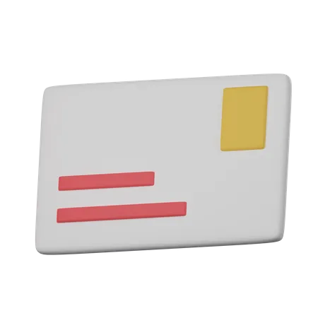 Carte de crédit  3D Icon