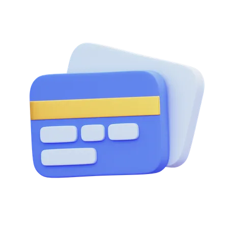 Carte de crédit  3D Icon