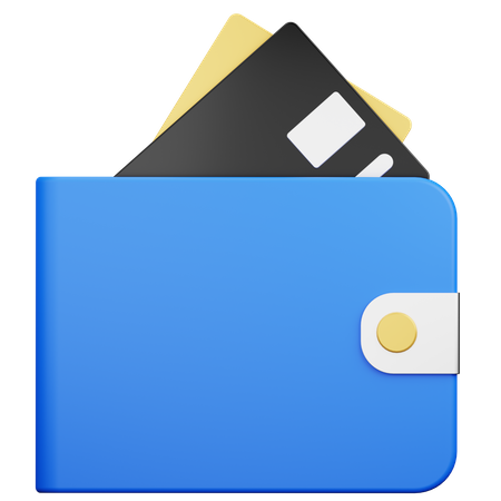 Carte de crédit portefeuille  3D Icon