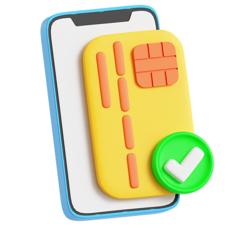 Glissement de carte de crédit  3D Icon