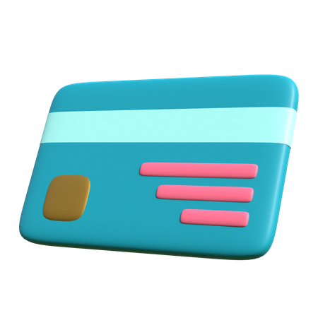 Carte de débit  3D Icon