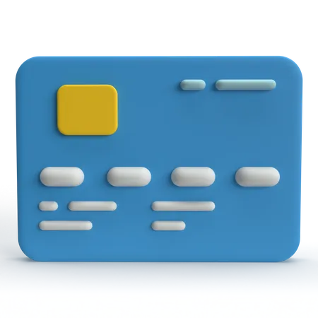 Carte de débit  3D Icon