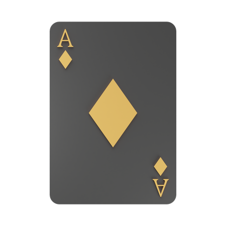 Carte de diamant  3D Icon