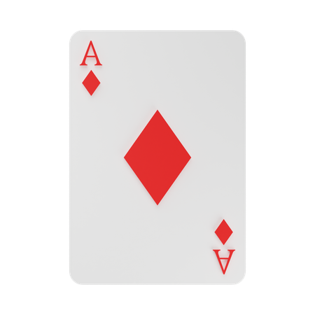 Carte de diamant  3D Icon
