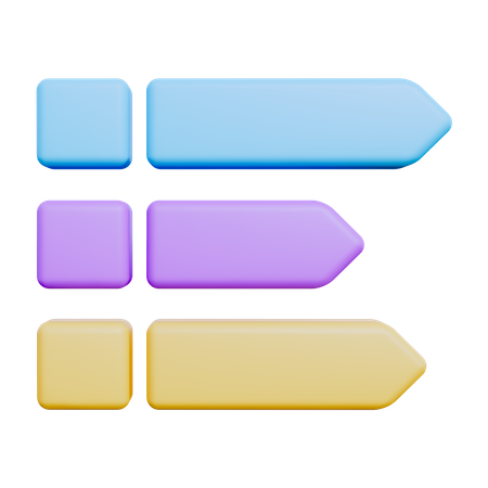 Diagramme de direction  3D Icon