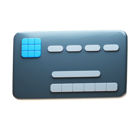 Carte bancaire  3D Icon