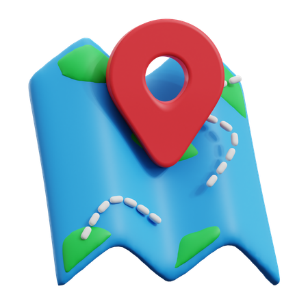 Une carte  3D Icon