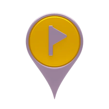 Carte de localisation  3D Icon