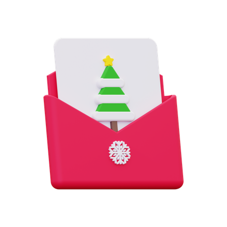 Carte de Noël  3D Icon