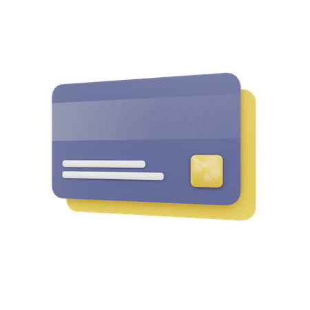 Carte de paiement  3D Icon