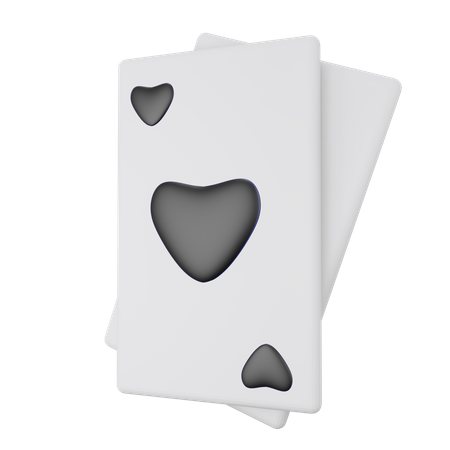 Carte de poker  3D Illustration