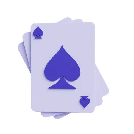 Carte de poker  3D Icon