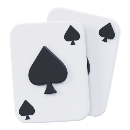 Carte de poker spandes  3D Icon