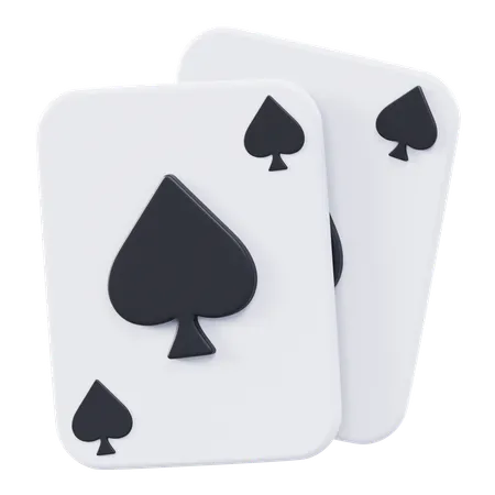 Carte de poker spandes  3D Icon