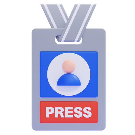 Carte de presse  3D Icon