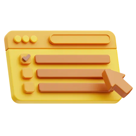 Carte d'essai  3D Icon