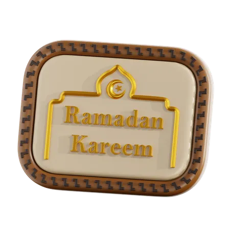 Carte de voeux eid  3D Icon