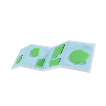 Carte de voyage  3D Icon