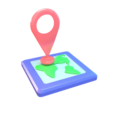 Carte de voyage  3D Icon