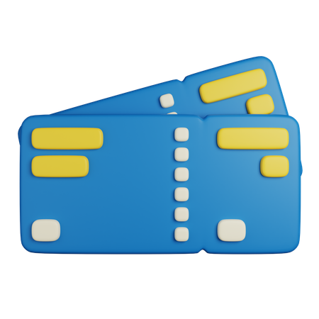 Carte d'embarquement  3D Icon