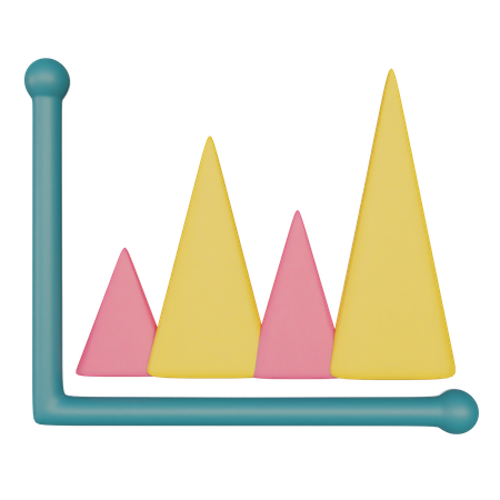 Carte des montagnes  3D Icon