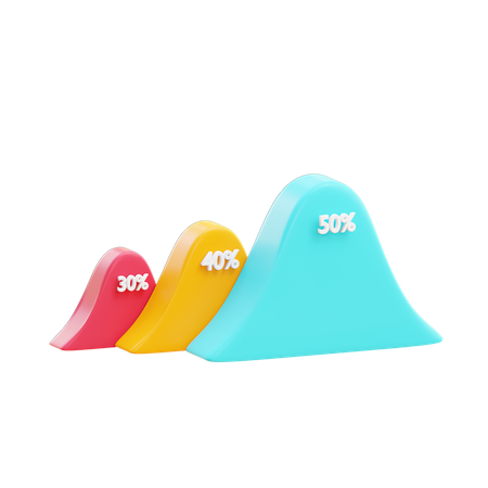 Carte des montagnes  3D Icon