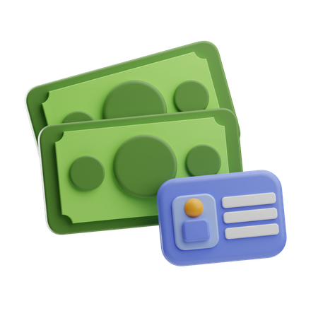 Carte d'identité  3D Icon