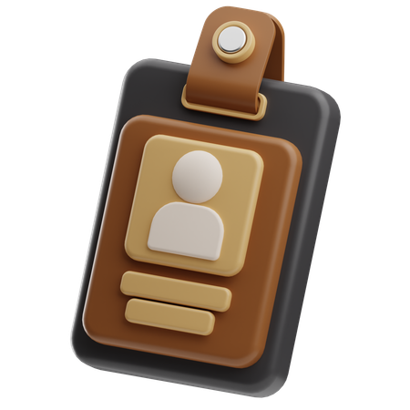 Carte d'identité  3D Icon