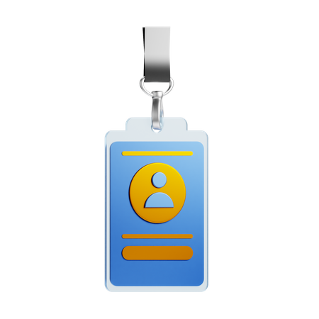 Carte d'identité  3D Icon