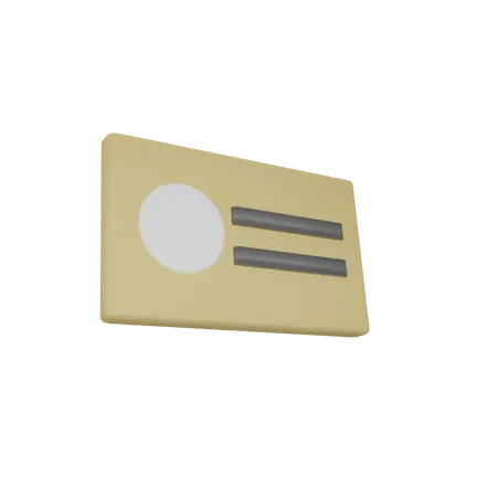 Carte d'identité  3D Icon