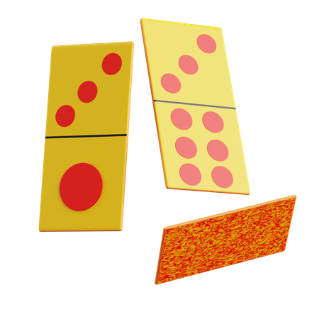 Carte de dominos  3D Icon