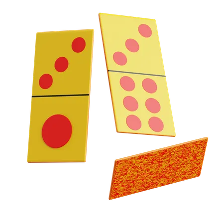 Carte de dominos  3D Icon