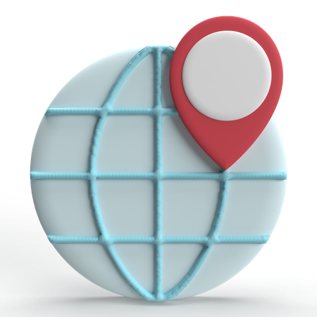 Carte du monde  3D Icon