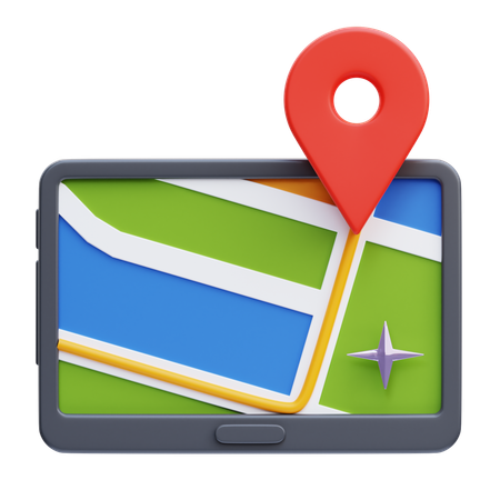 Carte en ligne  3D Icon