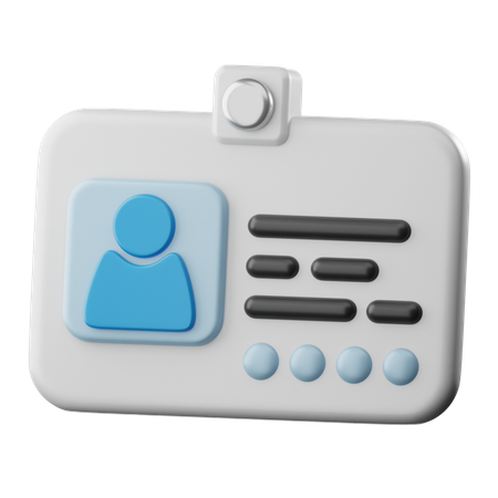Carte d'étudiant  3D Icon