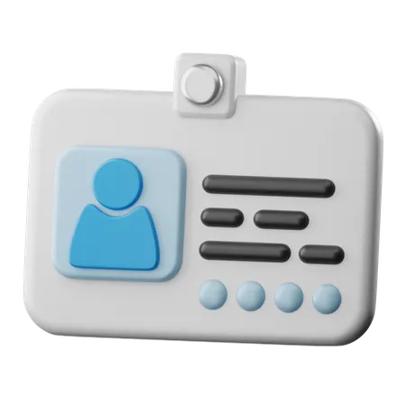 Carte d'étudiant  3D Icon