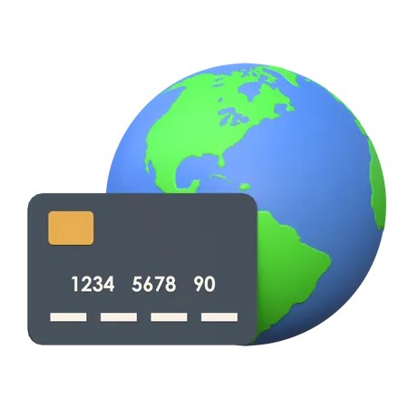 Carte mondiale  3D Icon