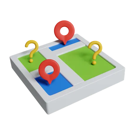 Carte interactive  3D Icon