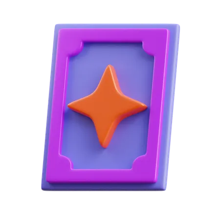Carte magique  3D Icon