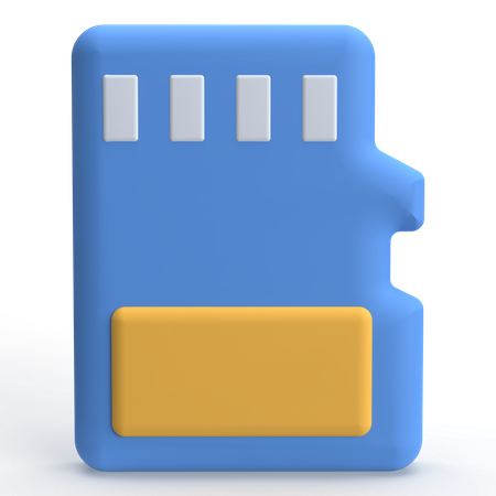 Carte mémoire  3D Icon