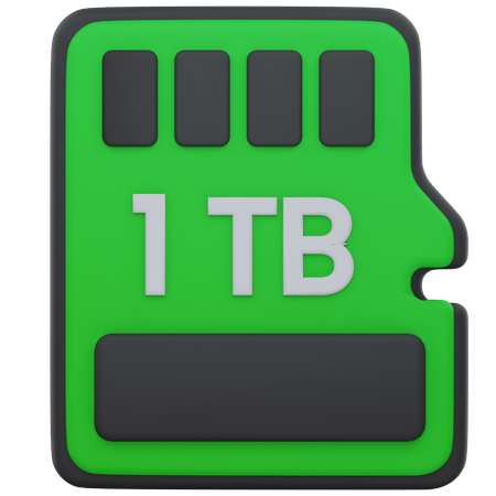 Carte mémoire  3D Icon