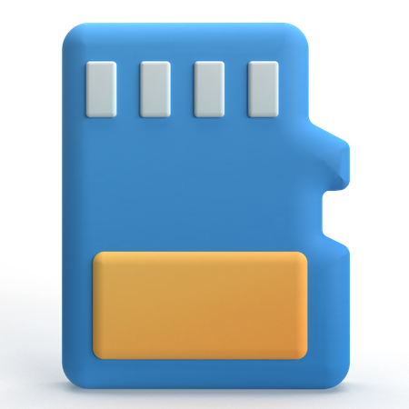 Carte mémoire  3D Icon